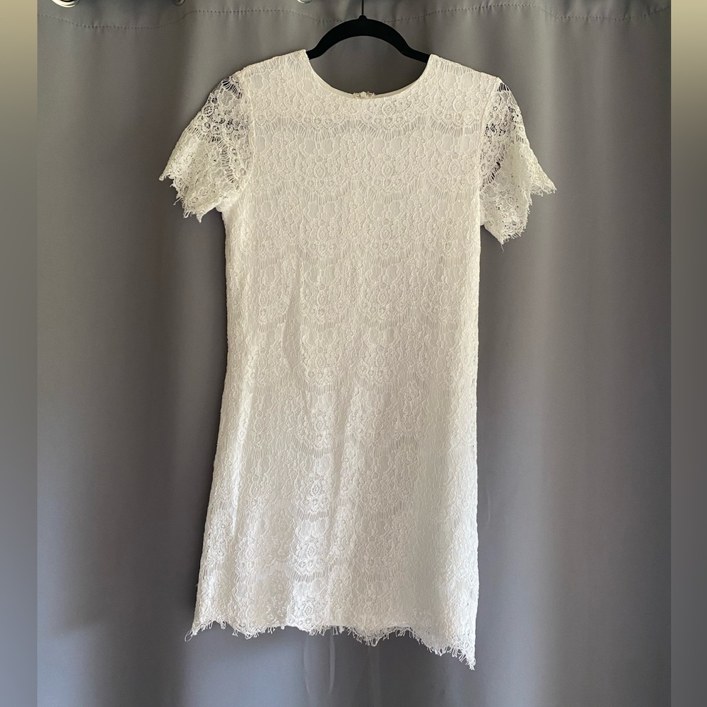 LULU’s white mini dress